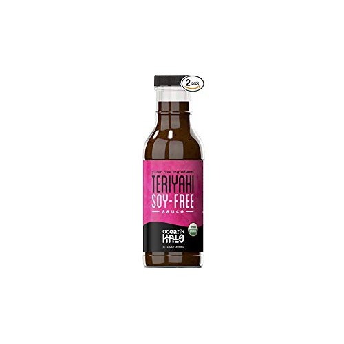 2 Bottles Of Oceans Halo Organic Soy-Free Teriyaki Sauce