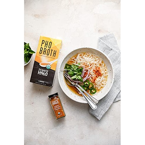 Oceans Halo, Organic And Vegan Pho Broth, 32 Fl Oz