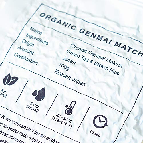Ocha &Amp; Co. Premium Organic Japanese Genmaicha Matcha Roasted Bro
