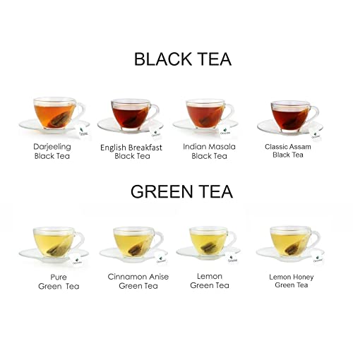 Octavius Assortment Of Fine Black &Amp; Green Teas In Handcrafted Ca