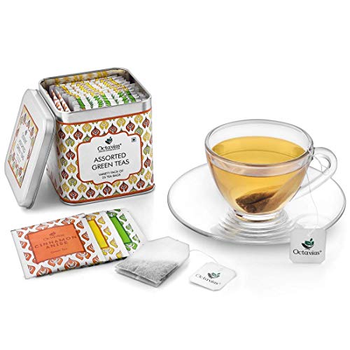 Octavius Green Tea Sampler, 3 Teas - Tea Variety Pack | Assorted