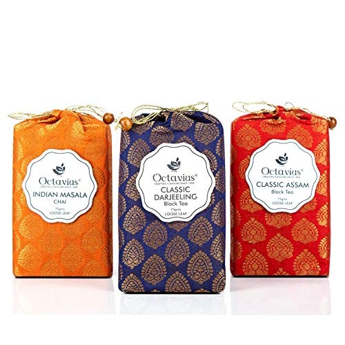 Octavius | Indian Tea Collection in Handcrafted Pouches - 225 Gm...
