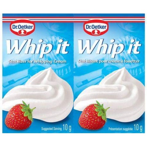 Whip It Stabilizer For Whipping Cream Oetker 2X10G