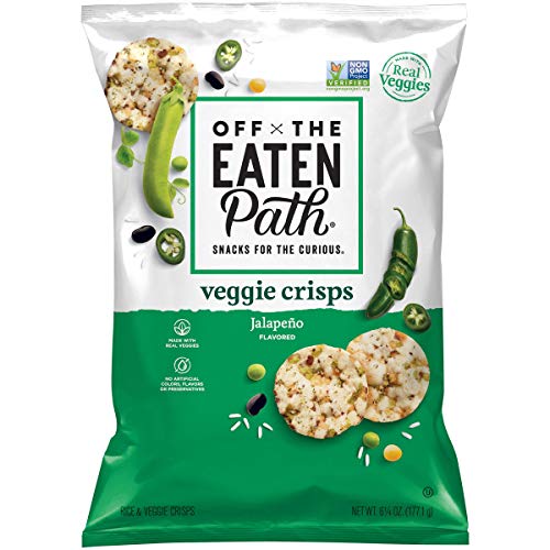 Off The Eaten Path Veggie Crisps, Jalapeno, 6.25Oz Bag