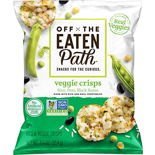 Off The Eaten Path Veggie Crisps, Rice/Peas/Black Beans, 1.25 Ou...