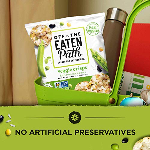 Off The Eaten Path Veggie Crisps, Rice/Peas/Black Beans, 1.25 Ou...