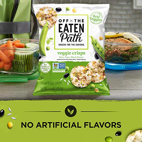 Off The Eaten Path Veggie Crisps, Rice/Peas/Black Beans, 1.25 Ou...