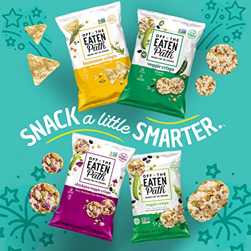 Off The Eaten Path Veggie Crisps, Rice/Peas/Black Beans, 1.25 Ou...