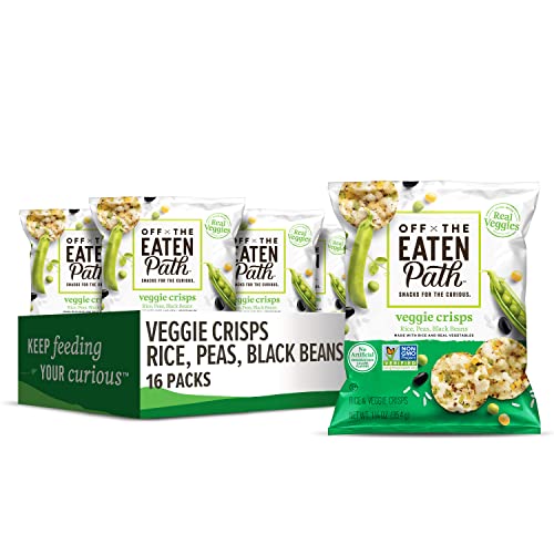 Off The Eaten Path Veggie Crisps, Rice/Peas/Black Beans, 1.25 Ou...