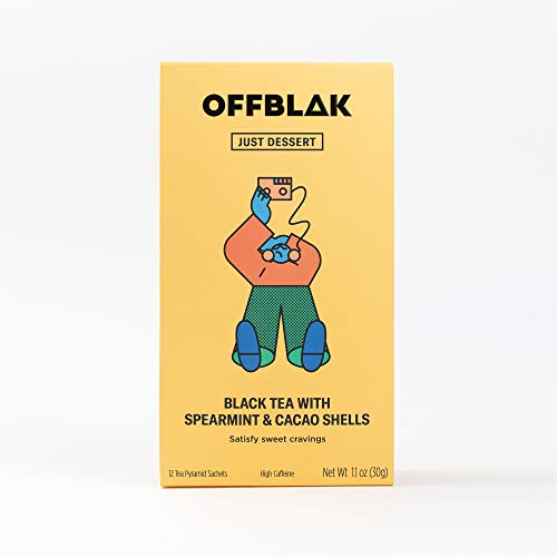 Offblak Chill Out | Just Dessert Black Tea 12 Pyramid Tea Bags,