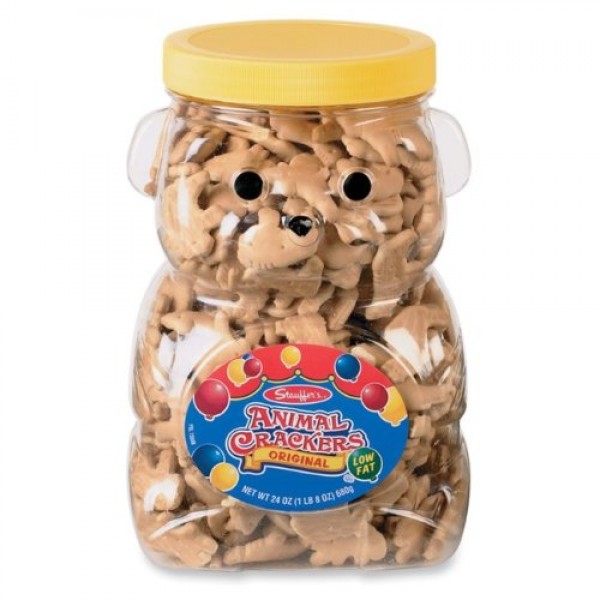 Officesnax Stauffers Bear Shaped Animal Crackers, 24 Ounce