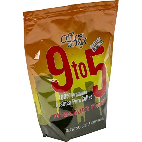 Office Snax Ofx00058 9-To-5 Pure Arabica Coffee, Original Blend