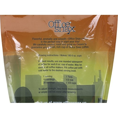 Office Snax Ofx00058 9-To-5 Pure Arabica Coffee, Original Blend