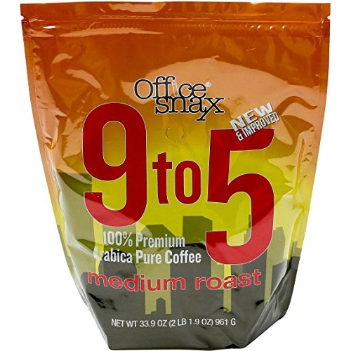 Office Snax Ofx00058 9-To-5 Pure Arabica Coffee, Original Blend