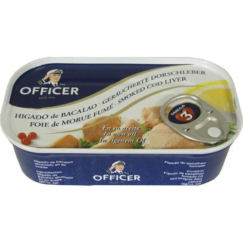 Officer Smoked Cod Liver 4.26 Oz 2 Pack