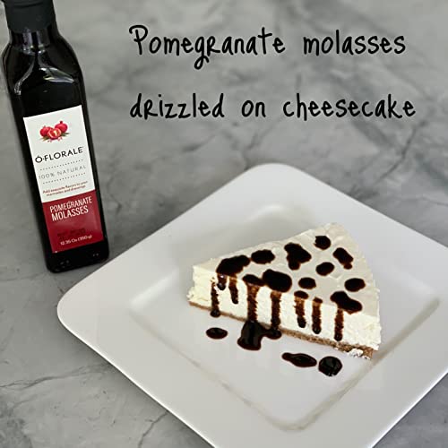OFLORALE Pomegranate Molasses, 12.35 oz, 100% Natural, No Added ...