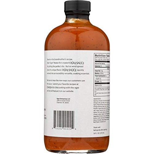 Bbq Sauce - Ogre Sauce - All-Purpose Craft Barbecue Sauce - Awar