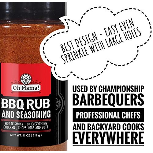 Oh Mama! Bbq Rub Savory Blend The Killer Rub Great On Hogs Chick