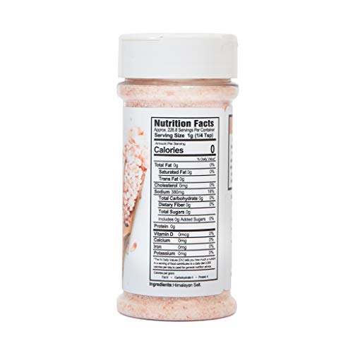 Himalayan Salt - N0 Carbs And No Added Sugar, Gluten-Free, Vegan