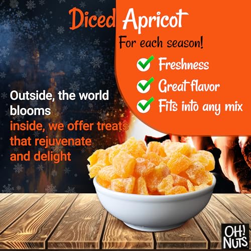 Dried Apricot | 1 lb - Dried Fruit Diced | No Sugar Added | Dehy... Dried Apricot | 1 lb - Dried Fruit Diced | No Sugar Added | Dehy...