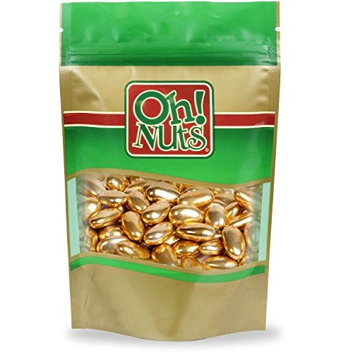 Gold Jordan Almonds 8 oz Bag