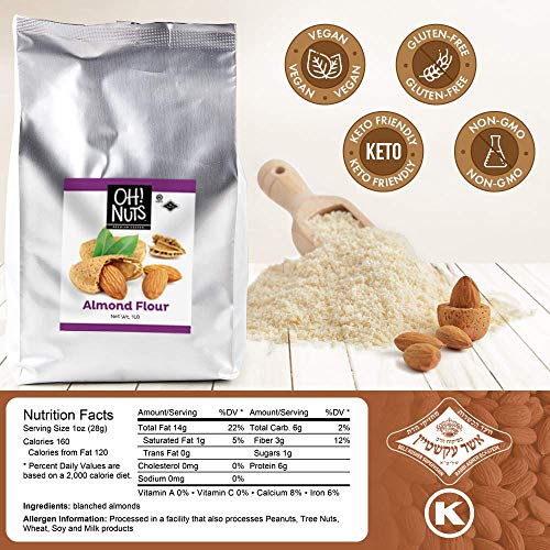Oh! Nuts Blanched Almond Flour | Gluten-Free, Extra Fine Baking