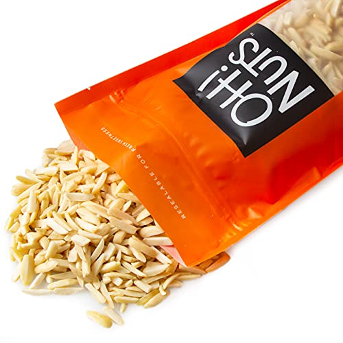 Oh! Nuts Blanched Slivered Almonds | 24oz Bulk Bag Raw Unsalted ...