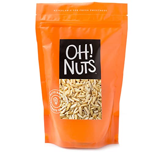 Oh! Nuts Blanched Slivered Almonds | 24oz Bulk Bag Raw Unsalted ...