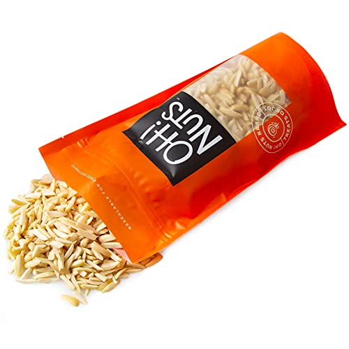 Oh! Nuts Blanched Slivered Almonds | 24oz Bulk Bag Raw Unsalted ...