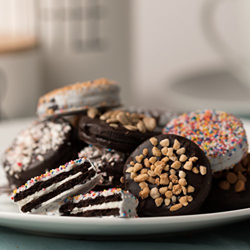 Oh! Nuts Chocolate Covered Cookie Gift Baskets, 20 Variety Gourm