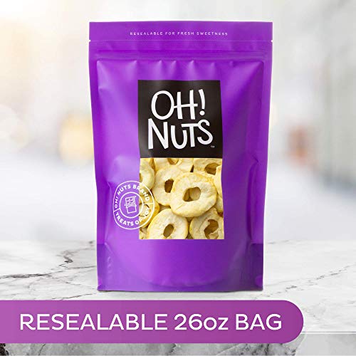 Oh! Nuts Dried Apple Rings | 26Oz Bulk Bag Fresh Dehydrated Unsw