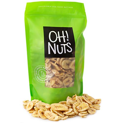 Oh! Nuts Dried Banana Chips | Bulk Bag Of Fresh Sweetened Dehydr