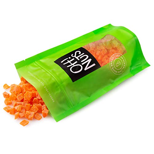 Oh! Nuts Dried Diced Papaya | 2Lb Bulk Bag Dehydrated Pawpaw Tre