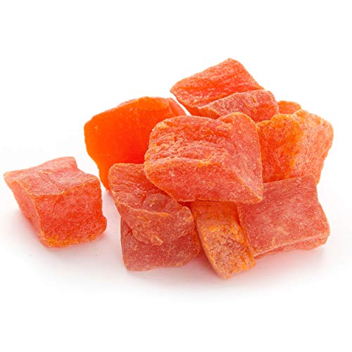 Oh! Nuts Dried Papaya Chunks | Bulk Bag Of Fresh Diced Dry Pawpa