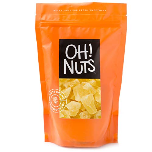 Oh! Nuts Dried Pineapple Chunks | 24Oz Bulk Bag Of Fresh Sweet D