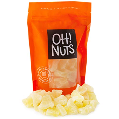 Oh! Nuts Dried Pineapple Chunks | 24Oz Bulk Bag Of Fresh Sweet D