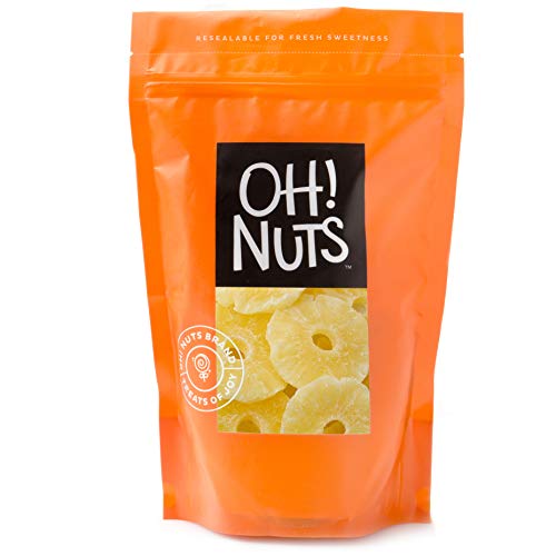 Oh! Nuts Dried Pineapple Rings | 24Oz Bulk Bag Of Fresh Sweet De