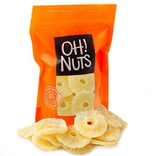 Oh! Nuts Dried Pineapple Rings | 24Oz Bulk Bag Of Fresh Sweet De