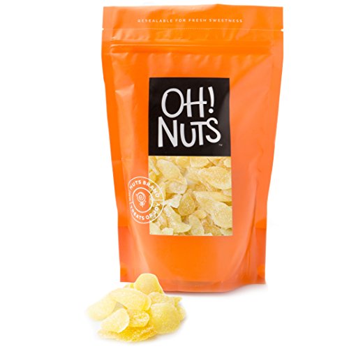 Oh! Nuts Ginger Candy | Chewy Gummies With Crystallized Sugar Ca