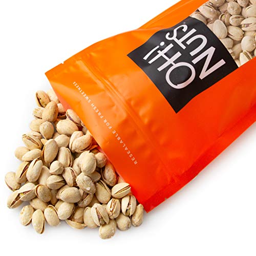 Oh! Nuts Iranian Style Pistachios, Roasted Lightly Salted, Shell