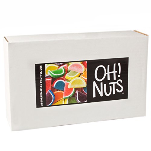 Oh! Nuts Jelly Fruit Slices Assorted Candy - 5 Lb Bulk / 160 Ct.