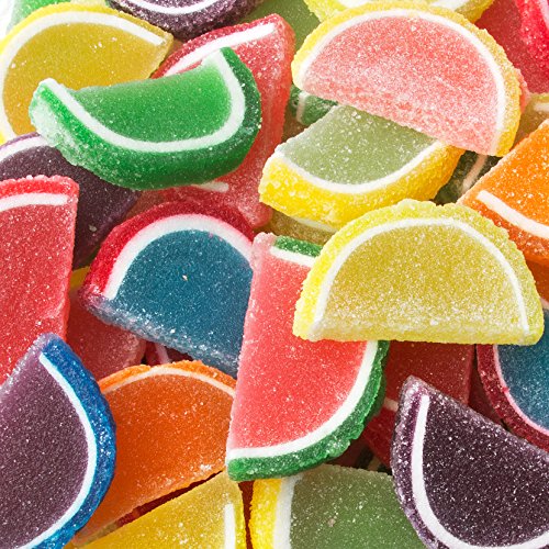 Oh! Nuts Jelly Fruit Slices Assorted Candy - 5 Lb Bulk / 160 Ct.
