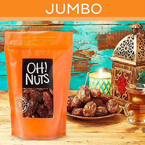 Oh! Nuts Medjool Dates Super Jumbo California Dates | Dried Plum