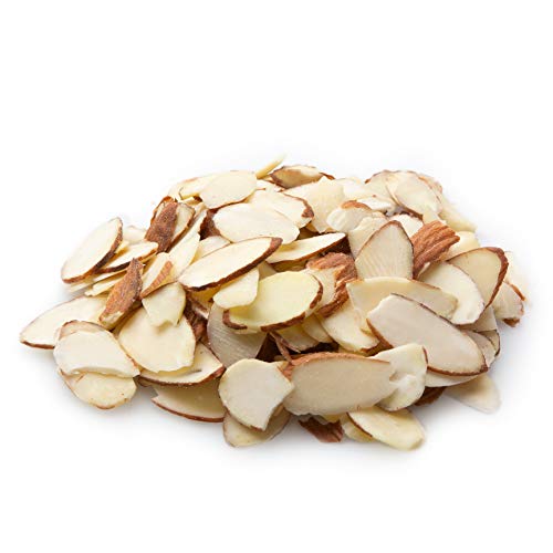 Oh! Nuts Natural Sliced Almonds | 24oz Bulk Bag Supply of Raw Un...