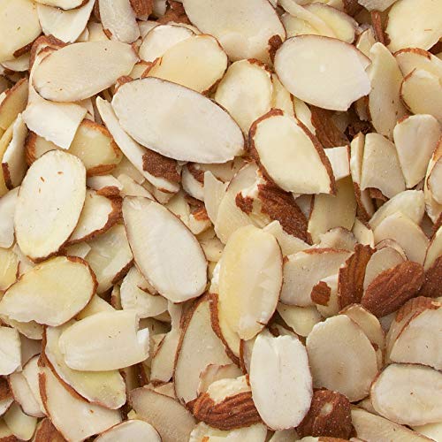 Oh! Nuts Natural Sliced Almonds | 24oz Bulk Bag Supply of Raw Un...