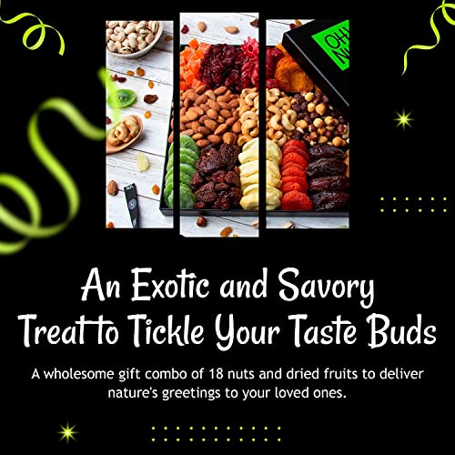 Oh! Nuts - Nut &Amp; Dried Fruit Basket | Gourmet Holiday Kosher Gif