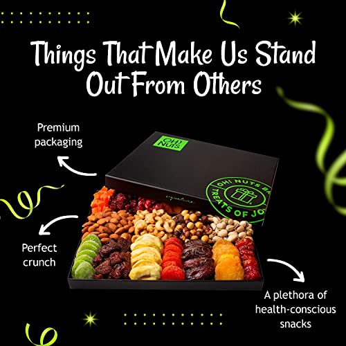 Oh! Nuts - Nut &Amp; Dried Fruit Basket | Gourmet Holiday Kosher Gif