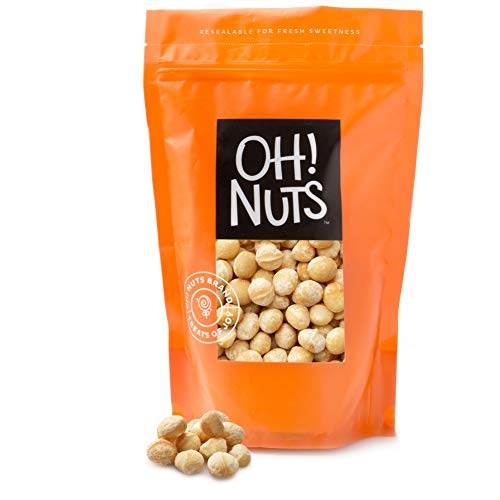 Oh! Nuts Oven Roasted Macadamia Nuts | Dry-Roast, Unsalted, & Gl...