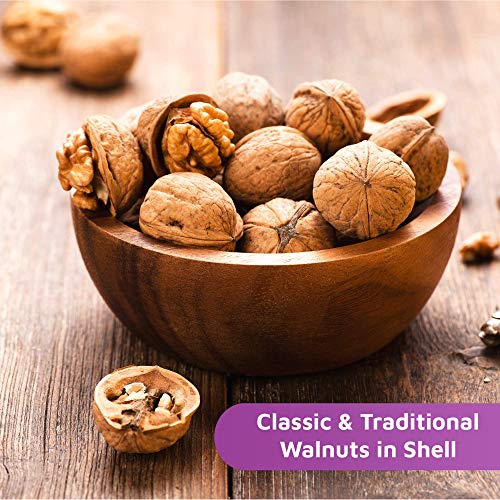 Oh! Nuts Raw Walnuts In Shell | Resealable 4-Lb. Bulk Bag For Ul