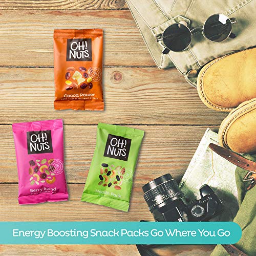 Oh! Nuts Trail Mix Snack Pack - Dried Fruits, Berries, Salted An Oh! Nuts Trail Mix Snack Pack - Dried Fruits, Berries, Salted An